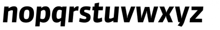 FF Sanuk Big Std Bold Italic Font LOWERCASE