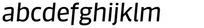 FF Sanuk Big Std Regular Italic Font LOWERCASE