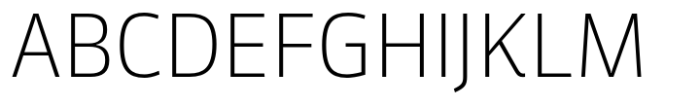 FF Sanuk Big Thin Font UPPERCASE