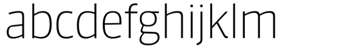 FF Sanuk Big Thin Font LOWERCASE