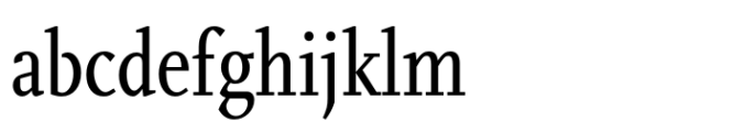 FF Scala Condensed Font LOWERCASE