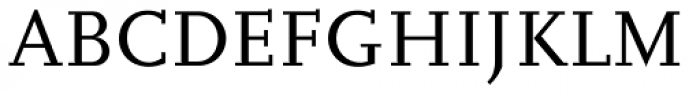 FF Scala Pro Regular Font UPPERCASE