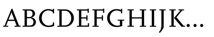 FF Scala Regular Font UPPERCASE