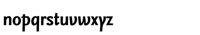FF Seria Sans Bold Italic Font LOWERCASE