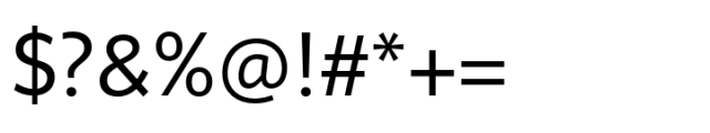 FF Sero Regular Font OTHER CHARS