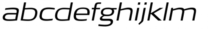 FF Signa OT Extd Light Italic Font LOWERCASE