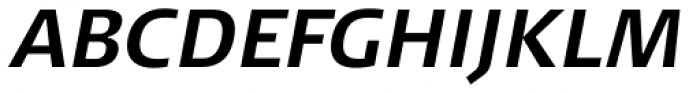 FF Signa Pro Bold Italic Font UPPERCASE