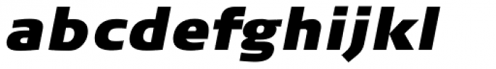 FF Signa Pro Ultra Italic Font LOWERCASE