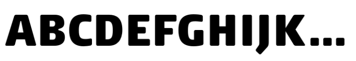 FF Signa Round Condensed Extra Black Font UPPERCASE