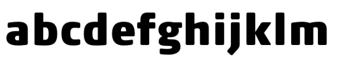 FF Signa Round Condensed Extra Black Font LOWERCASE