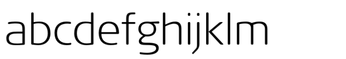 FF Signa Round Extra Light Font LOWERCASE