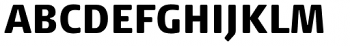 FF Signa Round Pro Condensed Black Font UPPERCASE