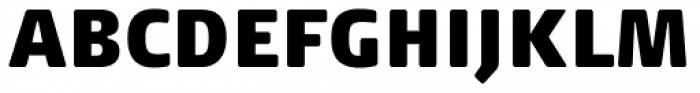 FF Signa Round Pro Condensed Extra Black Font UPPERCASE
