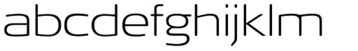 FF Signa Round Pro Extended Extra Light Font LOWERCASE