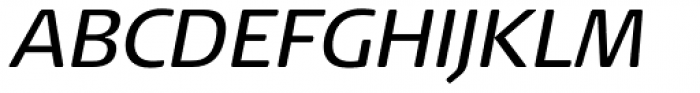 FF Signa Round Pro Regular Italic Font UPPERCASE