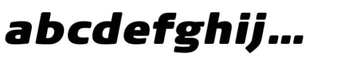 FF Signa Round Ultra Italic Font LOWERCASE