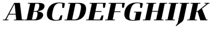 FF Signa Serif OT Black Italic Font UPPERCASE