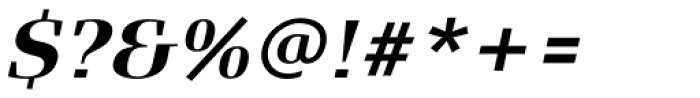 FF Signa Serif OT Bold Italic Font OTHER CHARS