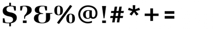 FF Signa Serif OT Bold Font OTHER CHARS