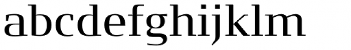 FF Signa Serif OT Book Font LOWERCASE