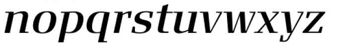 FF Signa Serif OT DemiBold Italic Font LOWERCASE