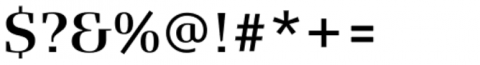 FF Signa Serif OT DemiBold Font OTHER CHARS