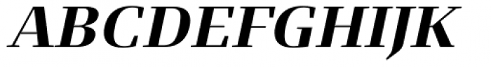 FF Signa Serif Pro Bold Italic Font UPPERCASE