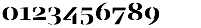 FF Signa Serif Stencil OT Bold Font OTHER CHARS