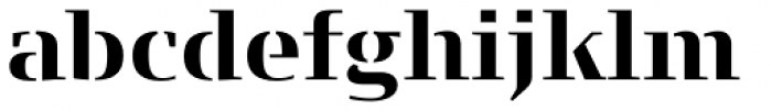 FF Signa Serif Stencil Pro Bold Font LOWERCASE