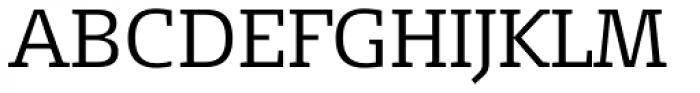 FF Signa Slab OT Light Font UPPERCASE