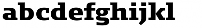 FF Signa Slab Pro Black Font LOWERCASE