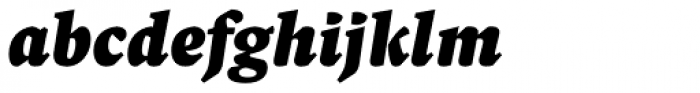 FF Spinoza OT Black Italic Font LOWERCASE