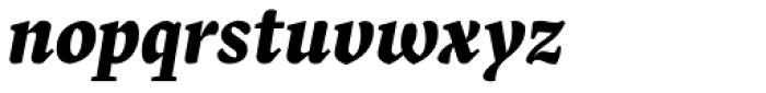FF Spinoza OT Bold Italic Font LOWERCASE