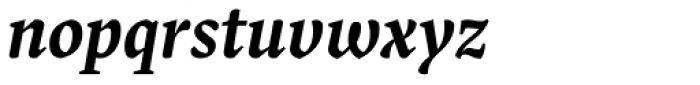 FF Spinoza OT Medium Italic Font LOWERCASE