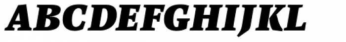 FF Spinoza Pro Black Italic Font UPPERCASE
