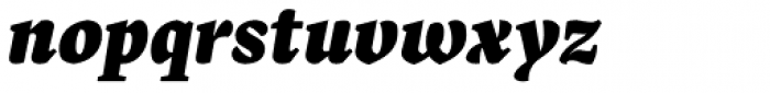 FF Spinoza Pro Black Italic Font LOWERCASE