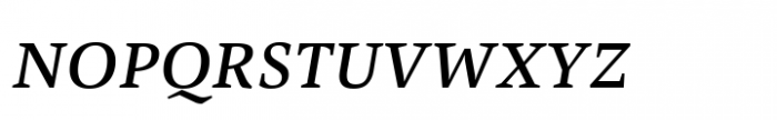 FF Spinoza Regular Italic SC Font LOWERCASE