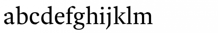 FF Spinoza Regular Font LOWERCASE