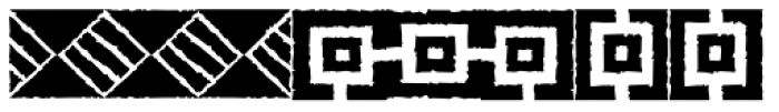 FF Stoned Border Two Font LOWERCASE
