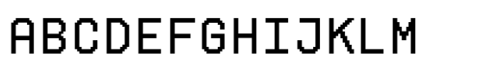 FF SubMono Dry Font UPPERCASE