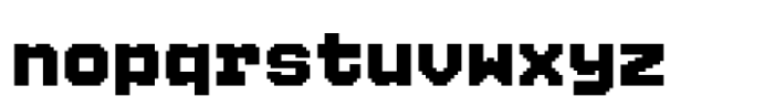FF SubMono Fat Font LOWERCASE