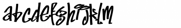 FF Tag Team Marker Fat Font LOWERCASE