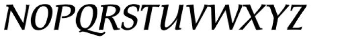 FF Tarquinius Pro DemiBold Italic Font UPPERCASE