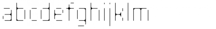 FF ThreeSix 10 Pro 018 Thin Font LOWERCASE