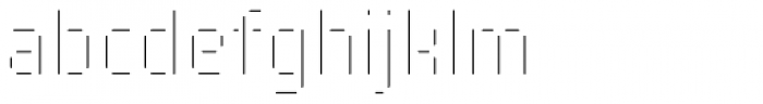 FF ThreeSix 11 OT 018 Thin Font LOWERCASE