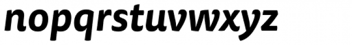 FF Tisa Sans OT Bold Italic Font LOWERCASE