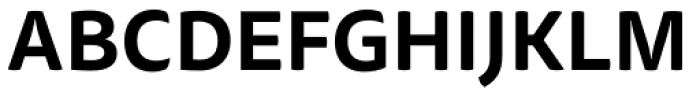 FF Tisa Sans Pro Bold Font UPPERCASE