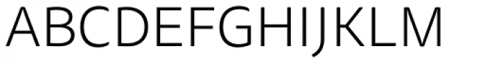 FF Tisa Sans Pro Light Font UPPERCASE