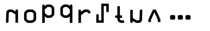 FF TradeOne Std Regular Font LOWERCASE