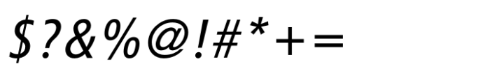FF Transit Std Back Negativ Regular Italic Font OTHER CHARS